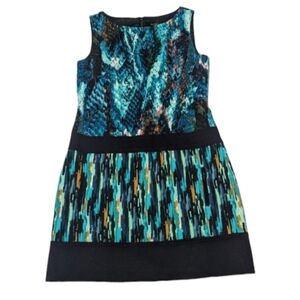 Laundry By Shelli Segal Womens Dress Snakeskin Whimsigoth‎ Witchy Fairy Size 10